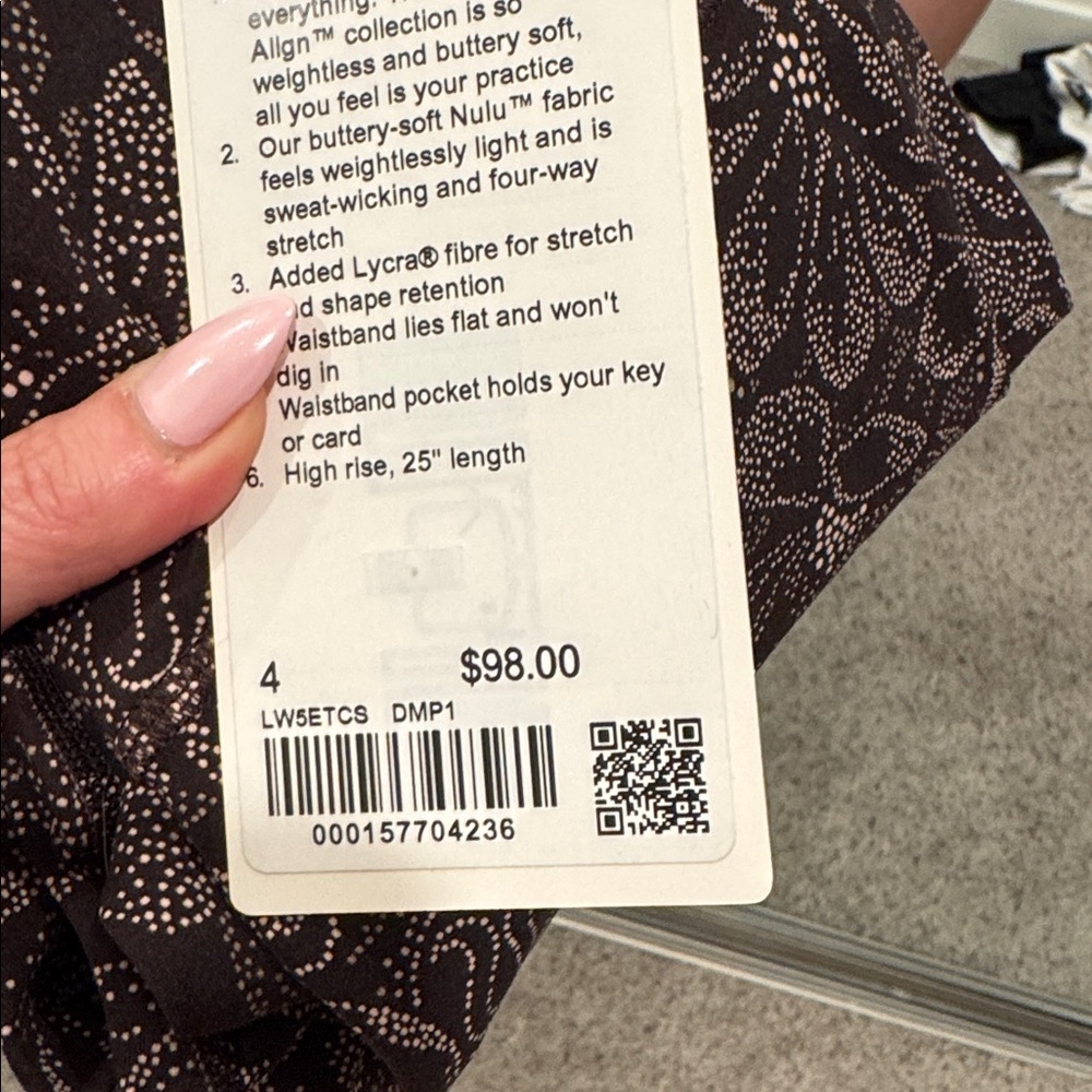 Align pant 25” size 4 - Picture 4 of 4